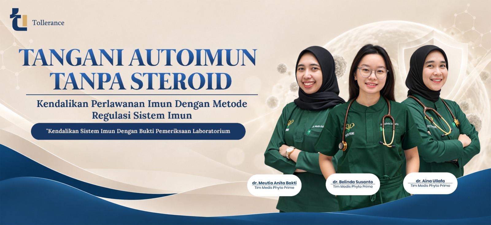 Bukti keberhasilan medis Program Tollerance